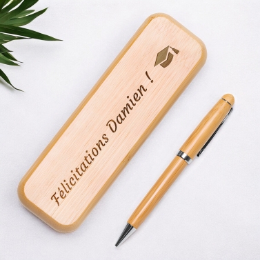 Stylo et coffret personnalisable - Modèle Diplôme