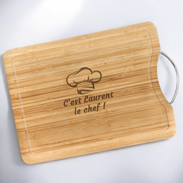 Planche à découper Toque personnalisée