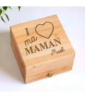 Boite à bijoux en bois personnalisée
