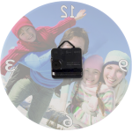 Horloge verre photo classique