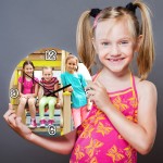 Horloge verre photo design