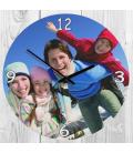 Horloge verre photo classique