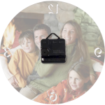 Horloge verre photo english