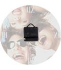 Horloge verre photo classique