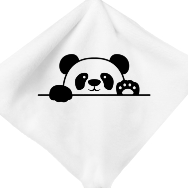 Doudou Panda Roux personnalisé - Panda
