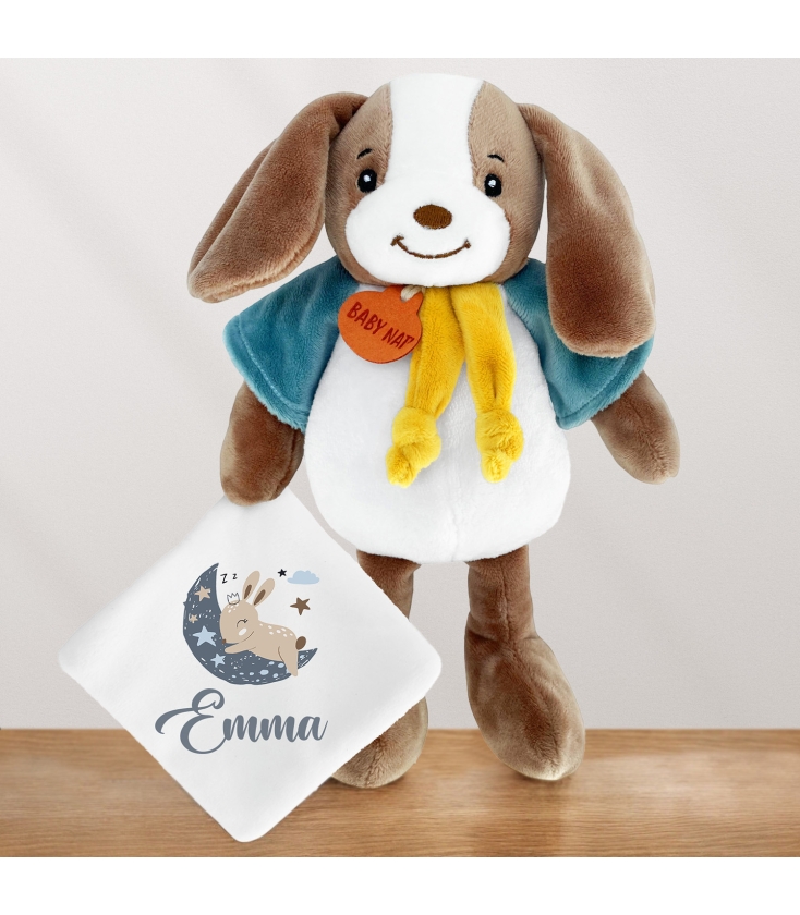 Peluche NICI GLUBSCHIS Dalmatien Dottino Green 25 Cm - Peluche Douce, Matériaux Recyclés, Cadeau Enfant