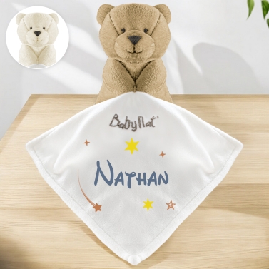 Doudou ourson personnalisé - Étoile