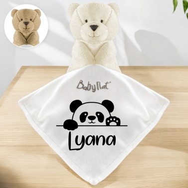 Doudou ourson personnalisé - Panda
