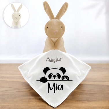 Doudou lapin personnalisable - Panda