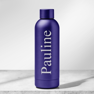 Gourde personnalisable bleue