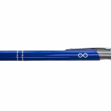 Stylo en acier inoxydable personnalisé - Logo Infini