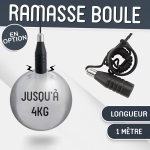 Boule de pétanque loisir gravée - Modèle Majuscule