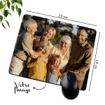 Tapis de Souris fêtes des mères personnalisé avec image et texte