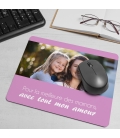 Tapis de Souris fêtes des mères personnalisé avec image et texte