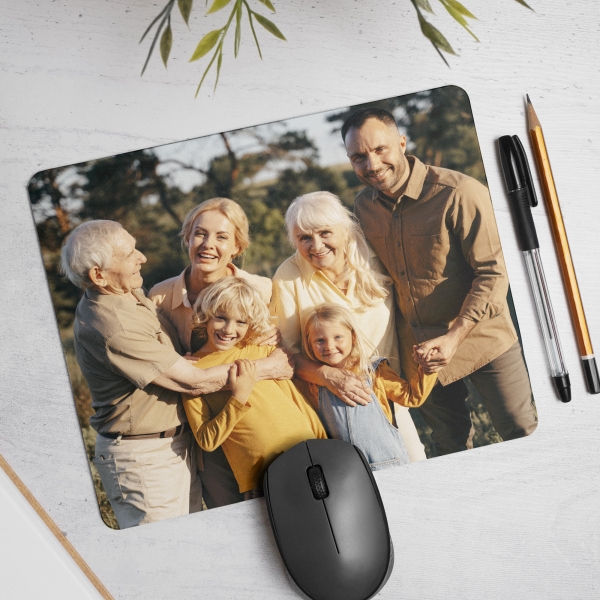 Tapis de Souris fêtes des mères personnalisé avec image et texte