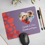 Tapis de Souris saint valentin personnalisé avec image et texte