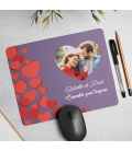 Tapis de Souris saint valentin personnalisé avec image et texte