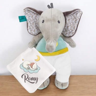 Doudou Éléphant à personnaliser - Nuage