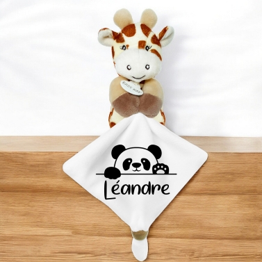 Doudou Girafe personnalisé – Panda