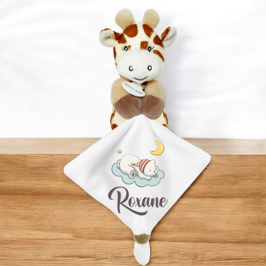 Doudou Girafe à personnaliser – Nuage