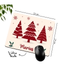 Tapis de Souris noël personnalisé avec image et texte