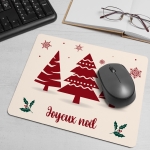 Tapis de Souris noël personnalisé avec image et texte