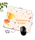 Tapis de Souris collegue personnalisé avec image et texte