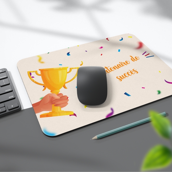 Tapis de Souris collegue personnalisé avec image et texte