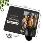 Tapis de Souris personnalisé avec image et texte