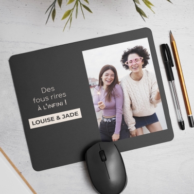 Tapis de Souris personnalisé avec image et texte