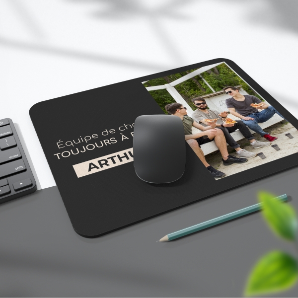 Tapis de Souris personnalisé avec image et texte
