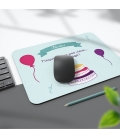 Tapis de Souris anniversaire personnalisé avec image et texte