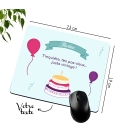 Tapis de Souris anniversaire personnalisé avec image et texte