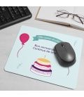Tapis de Souris anniversaire personnalisé avec image et texte