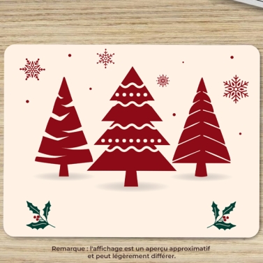 Tapis de Souris noël personnalisé avec image et texte