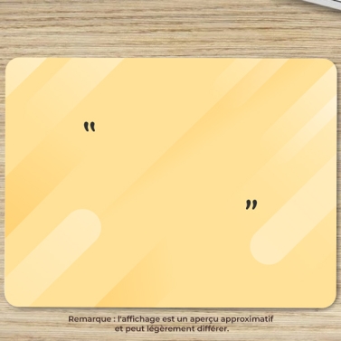 Tapis de Souris personnalisé avec image et texte