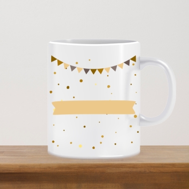 Tasse personnalisable anniversaire - homme