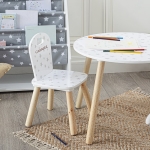 Chaise enfant étoile à personnaliser