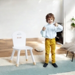 Chaise enfant blanche à personnaliser