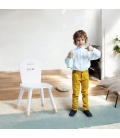 Chaise enfant blanche à personnaliser