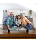 Ardoise photo personnalisée grand modèle