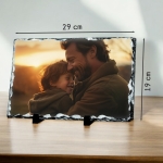 Ardoise photo personnalisée grand modèle