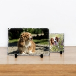 Ardoise photo personnalisée grand modèle