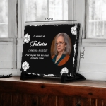 Ardoise commémorative noir personnalisé