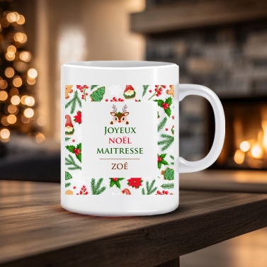 Tasse personnalisée Noël