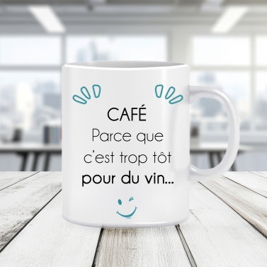 Mug avec texte personnalisable