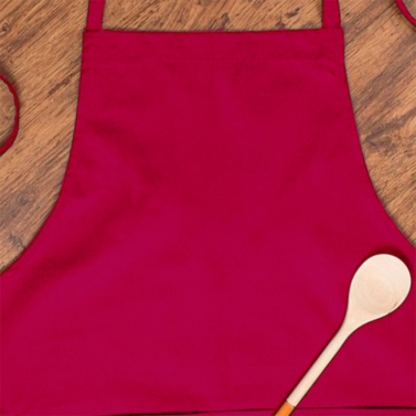 Tablier Brodé fuchsia personnalisé