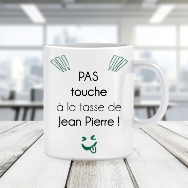 Mug personnalisable message