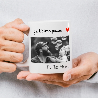 Mug personnalisable photo papa