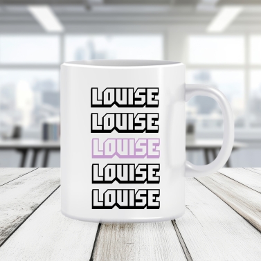 Tasse à personnaliser avec texte au choix - fille